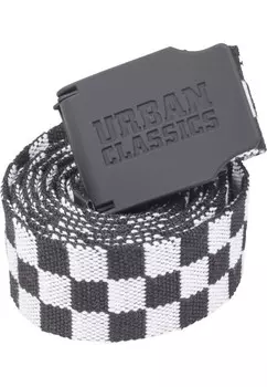 Ремень Urban Classics, черный/белый