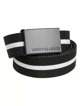 Ремень Urban Classics, цвет black white stripe/black