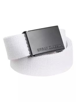 Ремень Urban Classics, цвет white/black
