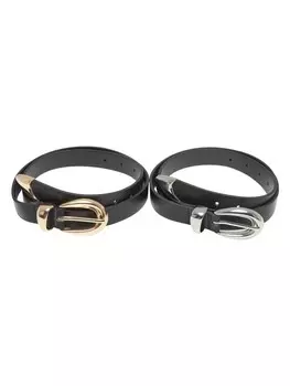 Ремень Urban Classics Grtel, цвет black/gold+black/silver