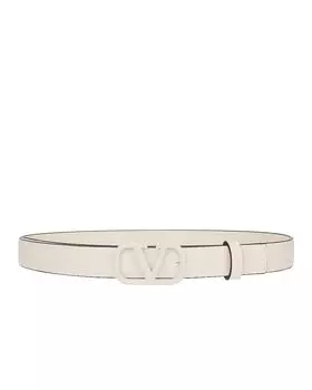 Ремень Valentino Garavani V Logo Signature, цвет Light Ivory