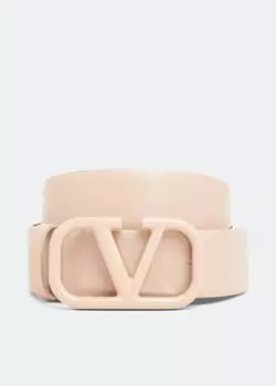 Ремень VALENTINO GARAVANI VLogo Signature belt, бежевый