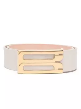 Ремень Victoria Beckham Jumbo Frame, серый