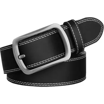 Ремень Warrior из бычьей кожи с раздельным плетением, унисекс, 3,8 см