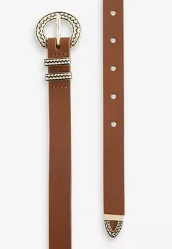 Ремень Western Next, коричнево-коричневый
