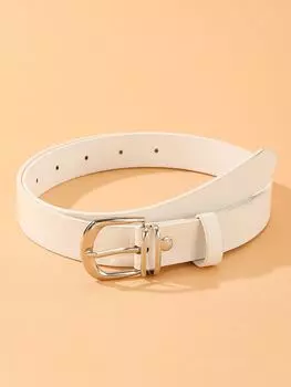 Ремень женский, белый