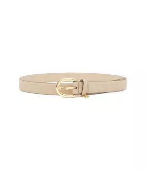 Ремень женский Lauren Ralph Lauren кожаный тонкий, бежевый