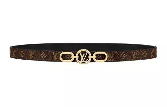 Ремень женский Louis Vuitton Leather Belts, коричневый