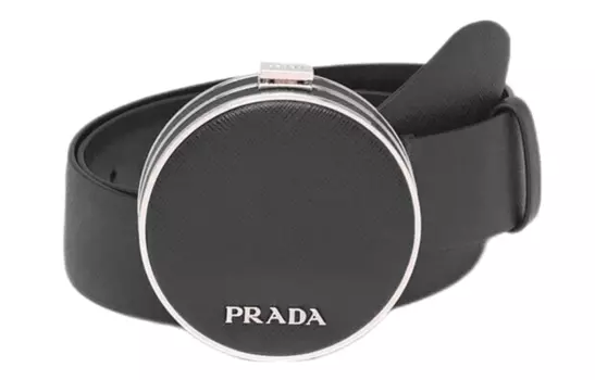 Ремень женский Prada Leather Belts, черный