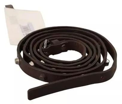 Ремень женский с пряжкой из натуральной кожи в национальном стиле Costume National, коричневый