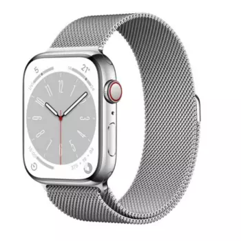 Ремешок Apple, совместимый с металлическими часами Apple Watch S10 и IWatch 9 8765432 Wepro, Silver
