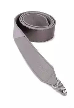 Ремешок через плечо GRETCHEN из итальянской телячьей кожи, серебристый