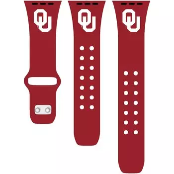 Ремешок для часов Affinity Bands Oklahoma Sooners, малиновый