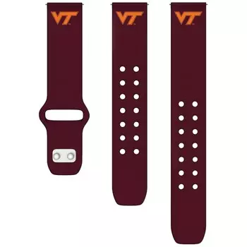 Ремешок для часов Affinity Bands Virginia Tech Hokies, бордовый
