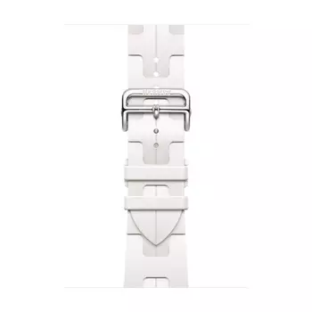 Ремешок для часов Apple Hermes 41 мм, Kilim Single Tour, Blanc