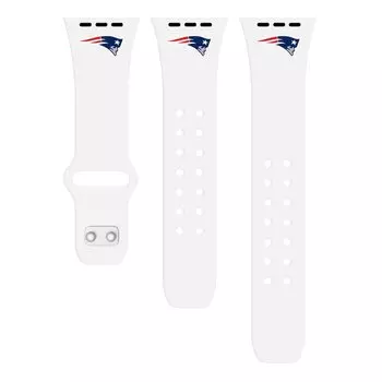 Ремешок для часов Artinian New England Patriots, белый