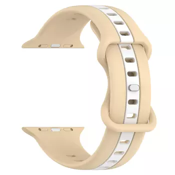 Ремешок для часов, совместимый со всеми устройствами, 49 мм, силиконовый материал Wepro, хаки/белый