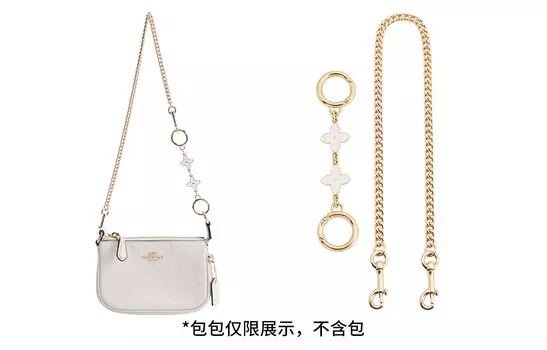 Ремешок для сумки металлический женский, золотистый Luxury Care Artisan Workshop