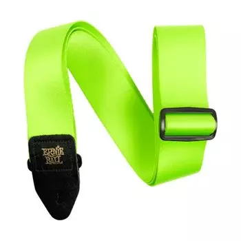 Ремешок Ernie Ball P05320, неоново-зеленый ремешок для гитары премиум-класса