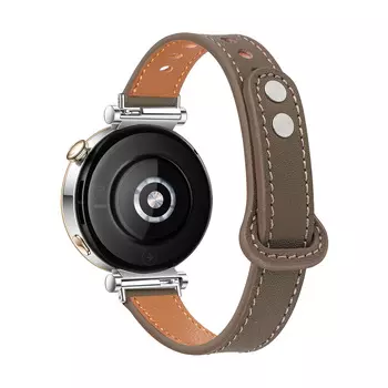 Ремешок из кожи, совместимый с Huawei, 218 мм IBOANN, Umber