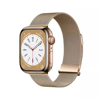 Ремешок совместим с Apple. Материал: нержавеющая сталь Biaodaige, Starlight