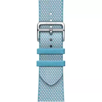 Ремешок Совместимость с Apple Материал: холст HERMES, Gold with Light Beige