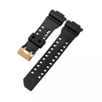 Ремешок Совместимость с Casio: резиновый материал Penc Iwatch, Matte white-silver buckle
