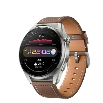 Ремешок Совместимость с Huawei: натуральная кожа Biaodaige, красный