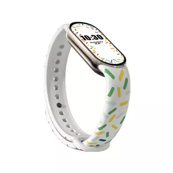 Ремешок Совместимость с Xiaomi Материал ТПУ 200 мм IBOANN, белый