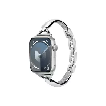 Ремешок совместимый с Apple, металл Wepro, Gold