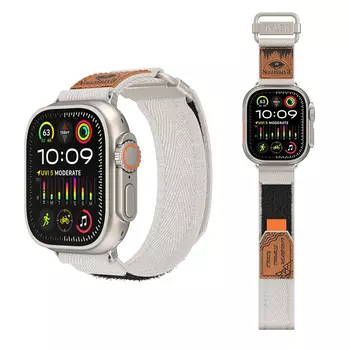 Ремешок, совместимый с Apple: нейлон Biaodaige, Starlight