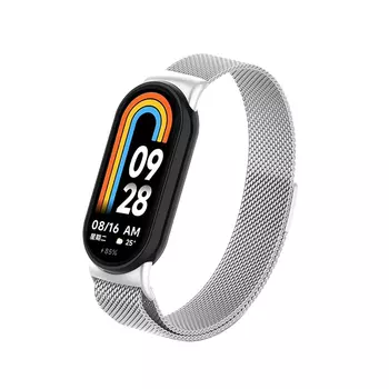 Ремешок Xiaomi Совместимость Материал: нержавеющая сталь 230 мм ~ 250 мм Dazzling, Sanzhu metal steel stripSilver