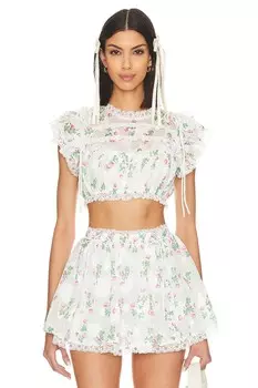 Реми топ For Love & Lemons, белый