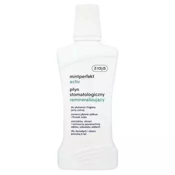 Реминерализирующая жидкость для полости рта, 500 мл Ziaja, Mintperfekt Activ