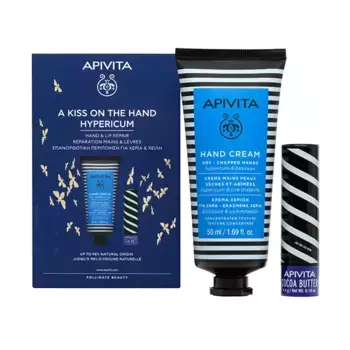 Ремонт губ и рук A Kiss On The Hand Hypericum Apivita, 1 UD