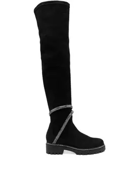 Ren Caovilla ботфорты Genouillere, черный
