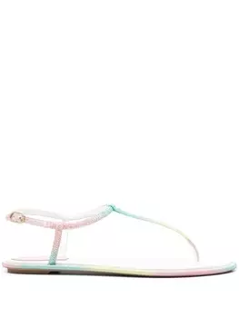 Ren Caovilla сандалии Diana Burano, зеленый