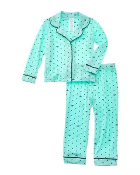 Rene Rofe 2-х предметный теплый и пушистый пижамный комплект Ren Rof, зеленый