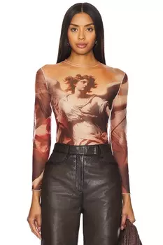 Ренессанс маска топ Rokh, белый