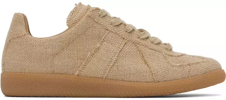 Реплика бежевых кроссовок Maison Margiela