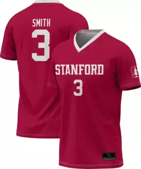 Реплика молодежного Стэнфордского кардинала № 3 кардинала Софии Смит, полностью сублимированная футбольная майка выпускников ProSphere