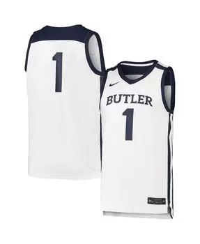 Футболка Nike Men's #1 White Butler Bulldogs Team, белый