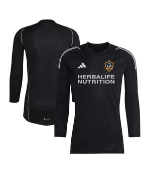 Реплика мужского черного джерси вратаря LA Galaxy 2023 с длинным рукавом adidas