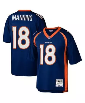Реплика мужского трикотажа peyton manning navy denver broncos 2015 legacy Mitchell &amp; Ness, синий