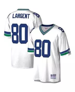 Футболка Mitchell & Ness Men's Steve Largent White Seattle Seahawks Legacy, белый