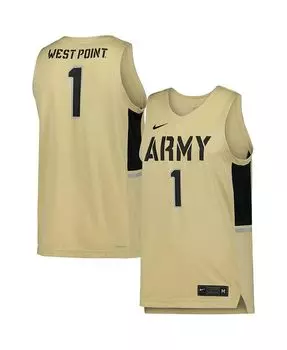 Реплика мужской баскетбольной майки #1 Gold Army Black Knights Team Nike, золото