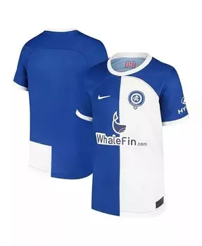 Реплика выездной майки Big Boys and Girls Royal Atletico de Madrid 2023/24 Nike, синий