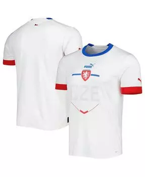 Реплика выездной майки мужской белой сборной Чехии 2022/23 Puma, белый