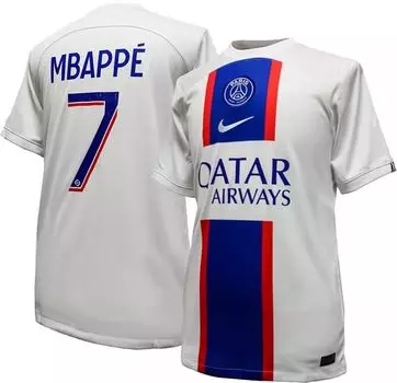 Реплика выездной майки Nike Paris Saint-Germain Кайлиан Мбаппе #7