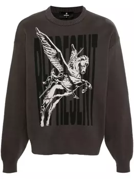 Represent джемпер Spirits Mascot с принтом, коричневый